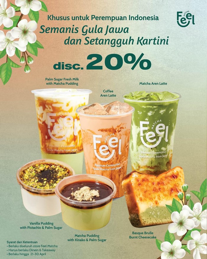 Promo makanan dan minuman Hari Kartini