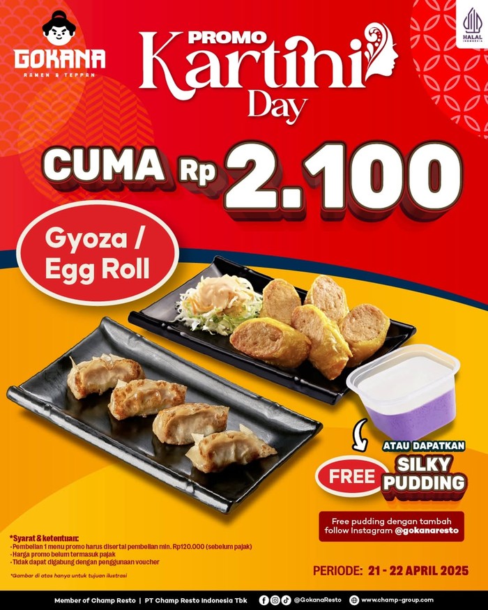 Promo makanan dan minuman Hari Kartini