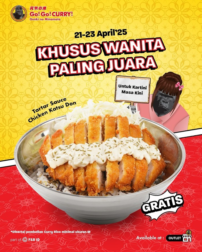 Promo makanan dan minuman Hari Kartini