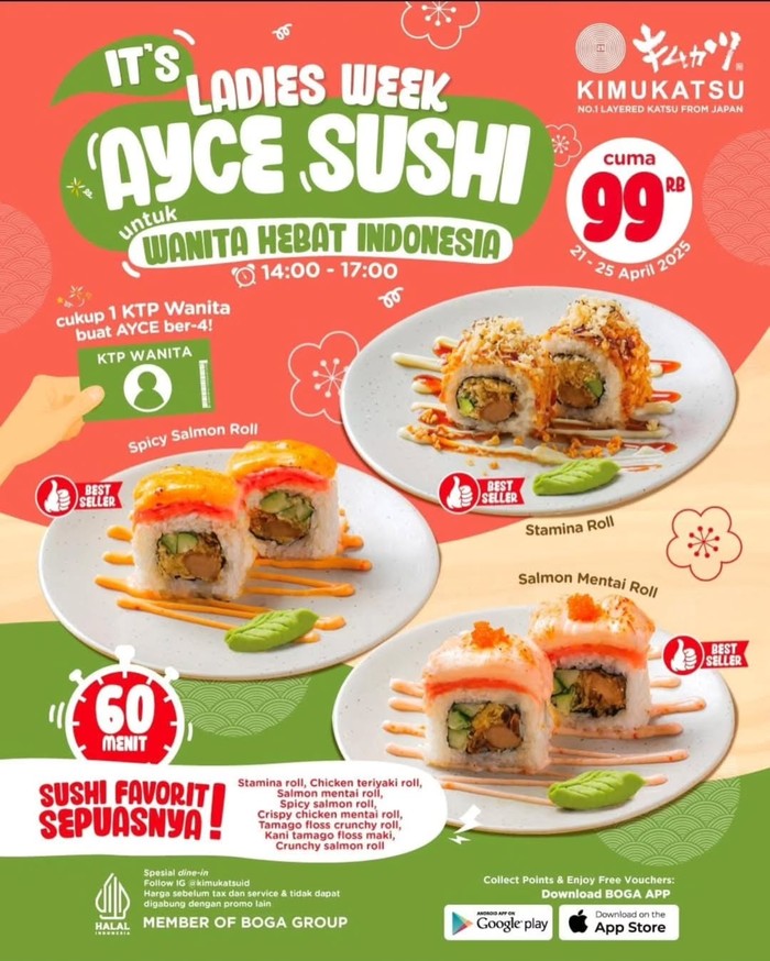 Promo makanan dan minuman Hari Kartini