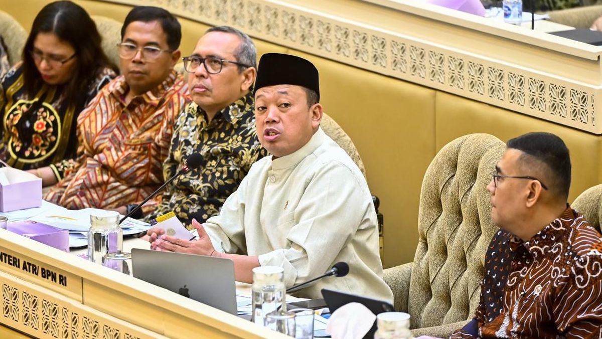 Nusron Catat 121,64 Juta Lahan Terdaftar, Baru 70 Persen Bersertifikat