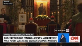 VIDEO: Paus Fransiskus Ingin Dimakamkan di Santa Maria Maggiore