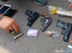 3 Pistol Diamankan dari Penculik Santri Metal Ternyata Airsoft Gun
