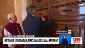 VIDEO: Penyegelan Kediaman Paus, Simbol Dimulainya Masa Berkabung