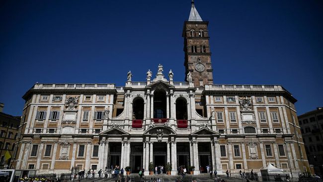 Paus Fransiskus memilih Basilika Santa Maria Maggiore sebagai tempat peristirahatan terakhir, bukan Basilika Santo Petrus.