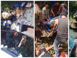 Korban Tewas Truk Masuk Jurang di Lampung Jadi 3 Orang