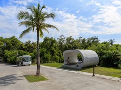 Pengembang di Bali Berhasil Bangun Halte Bus Cetak 3D, 4 Hari Selesai