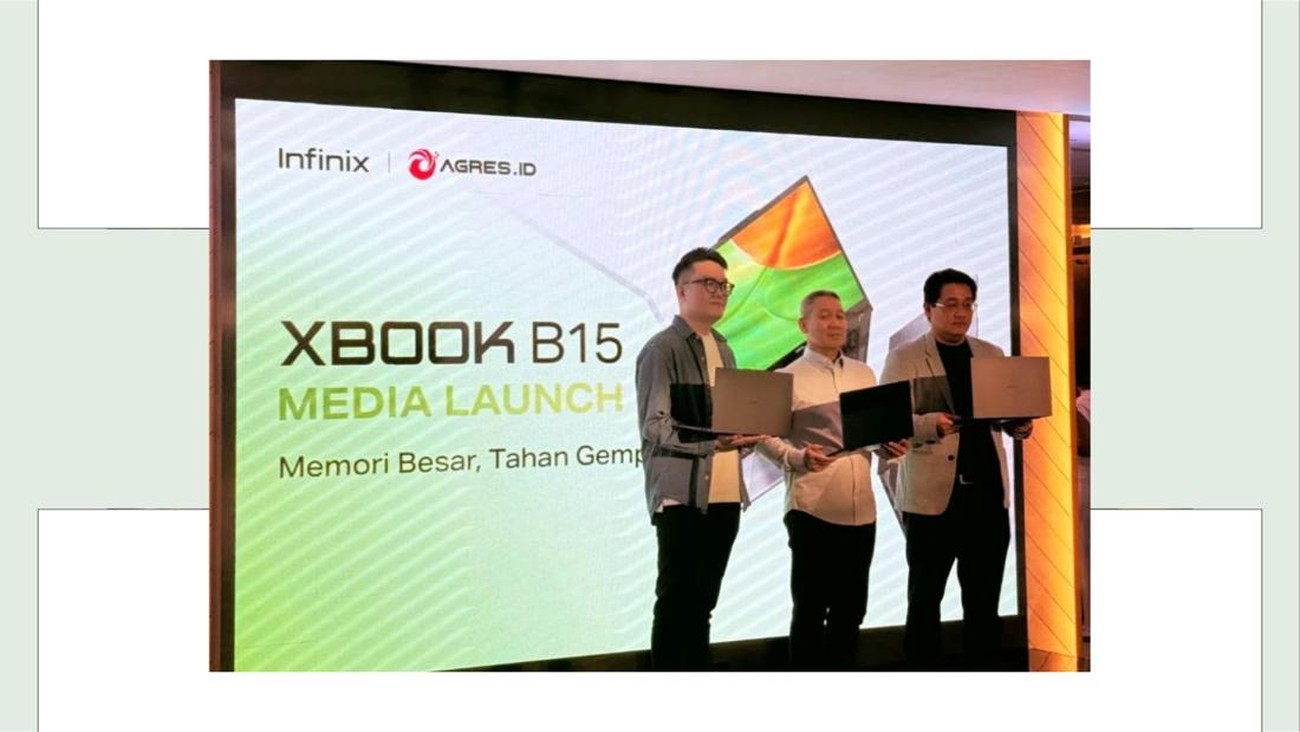 Infinix Perkenalkan XBOOK B15: Laptop Pintar dengan Harga Terjangkau