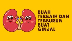 INFOGRAFIS: Buah Terbaik dan Terburuk buat Ginjal