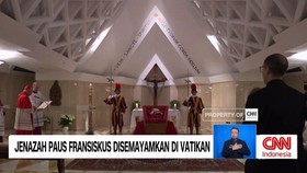 VIDEO: Jenazah Paus Fransiskus Disemayamkan di Vatikan