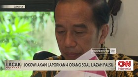 VIDEO: Jokowi Akan Laporkan 4 Orang Soal Ijazah Palsu