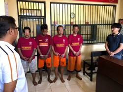Penampakan 4 Tersangka Penculik Santri Ponpes Metal Pasuruan