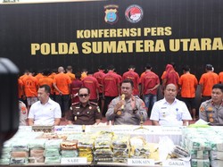 Polda Sumut Bongkar 191 Kg Sabu-74.292 Ekstasi Selama 2 Pekan Operasi
