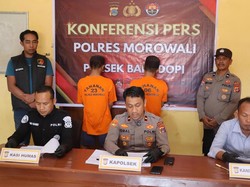 2 Pria Bawa Badik-Airsoft Gun Curi Motor Warga di Morowali