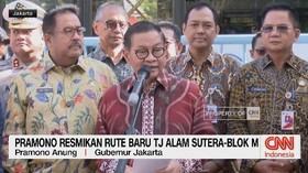 VIDEO: Pramono Resmikan Rute Baru Transjakarta Alam Sutera-Blok M