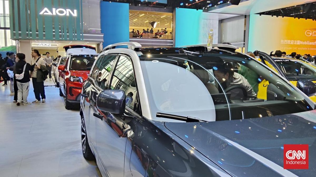 FOTO: Deret Mobil Aion di Shanghai Auto Show 2025