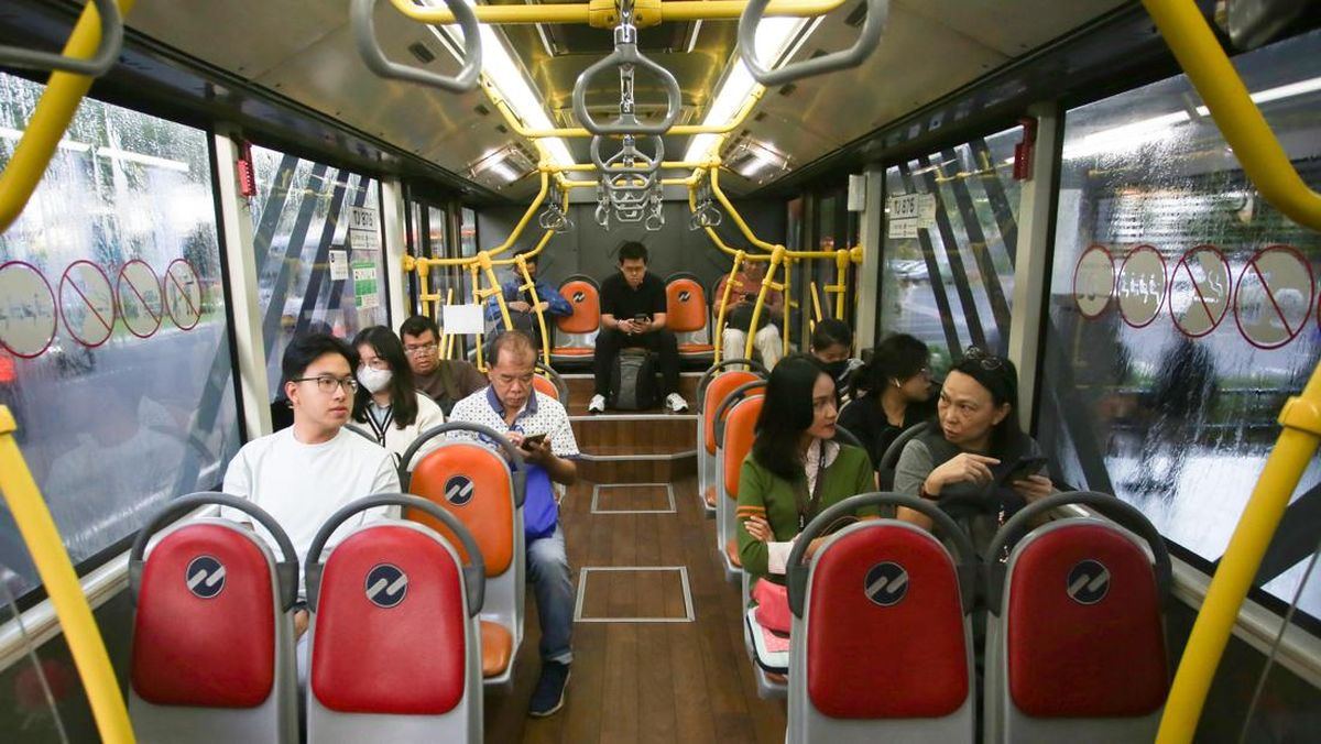 Penumpang Transjabodetabek Blok M-Alam Sutera Lebihi Target Pemprov