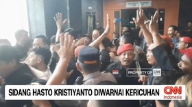 VIDEO: Sidang Hasto Kritiyanto Diwarnai Kericuhan