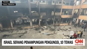 VIDEO: Israel Serang Penampungan Pengungsi, 10 Tewas