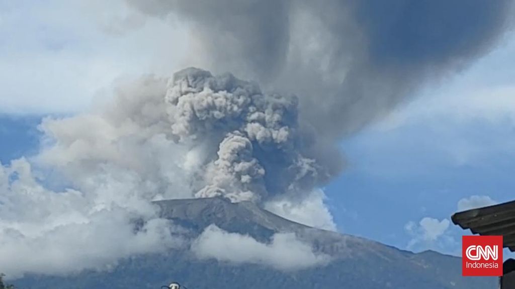 Gunung Marapi Erupsi Sore ini, Waspada Banjir Lahar Dingin