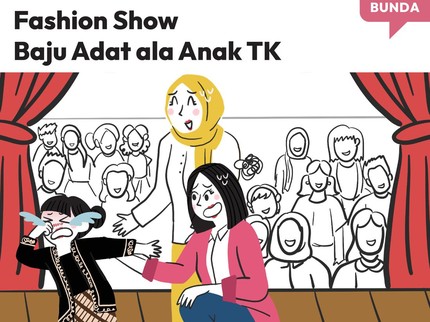 Fashion Show Baju Adat ala Anak TK