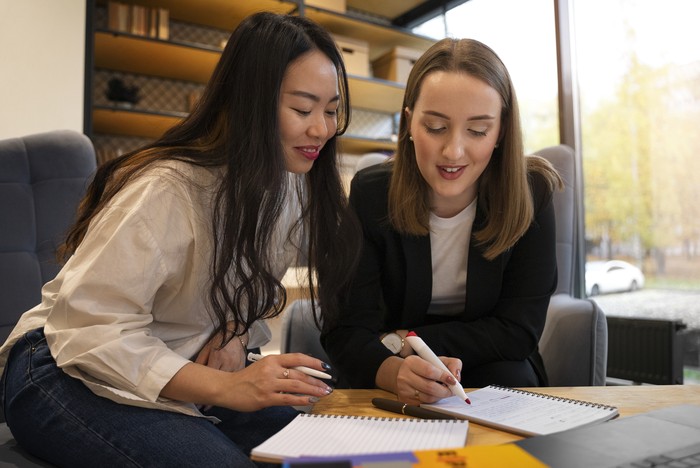 Ilustrasi perempuan karier