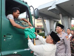 Kapolres Priok dan PCNU Jakut Bertemu Bahas Kamtibmas, Lalu Baksos ke Sopir Truk