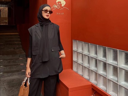 5 Inspirasi Hijab Clean Outfit Look Artis Indonesia, Paula Verhoeven hingga Zaskia Sungkar
