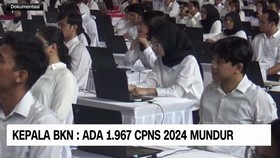 VIDEO: Kepala BKN: Ada 1.967 CPNS 2024 Mundur