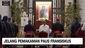 VIDEO: Jelang Pemakaman Paus Fransiskus