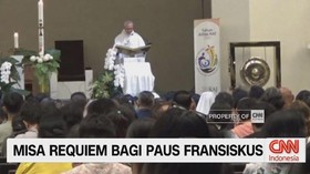 VIDEO: Sejumlah Gereja Katolik di Indonesia Menggelar Misa Requiem