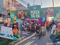 Melihat Keramaian Peken Tenten di Banjar Pedungan Denpasar