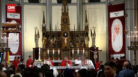 VIDEO: Momen Khidmat Misa Requim Paus Fransiskus di Katedral Jakarta