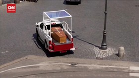 VIDEO: Peti Jenazah Paus Fransiskus Dibawa ke Basilika Santa Maggiore