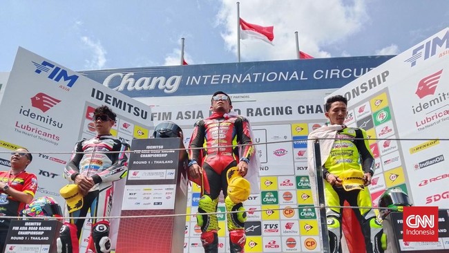 FOTO: Parade Merah Putih Berkibar di Podium ARRC 2025