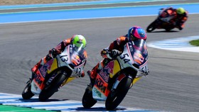 Veda Ega Rebut Podium Ketiga di Race 1 Jerez Red Bull Rookies Cup