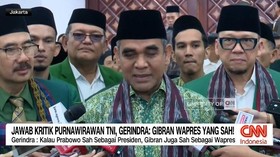 VIDEO: Jawab Kritik Purnawirawan TNI, Gerindra: Gibran Wapres yang Sah