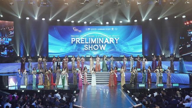 Kemeriahan Preliminary Show Dalam Merebut Mahkota Puteri Indonesia 2025