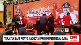 VIDEO: Terjatuh Saat Pidato, Anggota DPRD DKI Meninggal Dunia