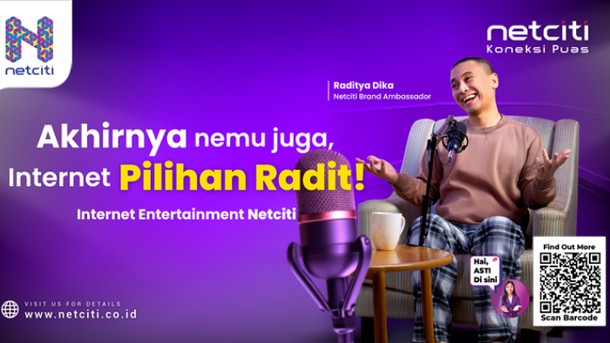 Raditya Dika & Anissa Aziza Resmi Jadi Brand Ambassador Netciti Persada