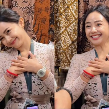 7 Potret Ayu Puspa Selebgram Bali yang Viral Usai Ikut Tren Senyum Kim Seon Ho