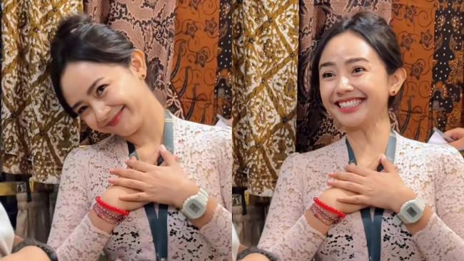 7 Potret Ayu Puspa Selebgram Bali yang Viral Usai Ikut Tren Senyum Kim Seon Ho
