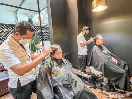 Review Tempat Pangkas Rambut Ayah & Anak: Marco's Chop Shop AEON Mall BSD