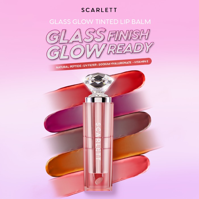 Scarlett Glass Glow Tinted Lip Balm