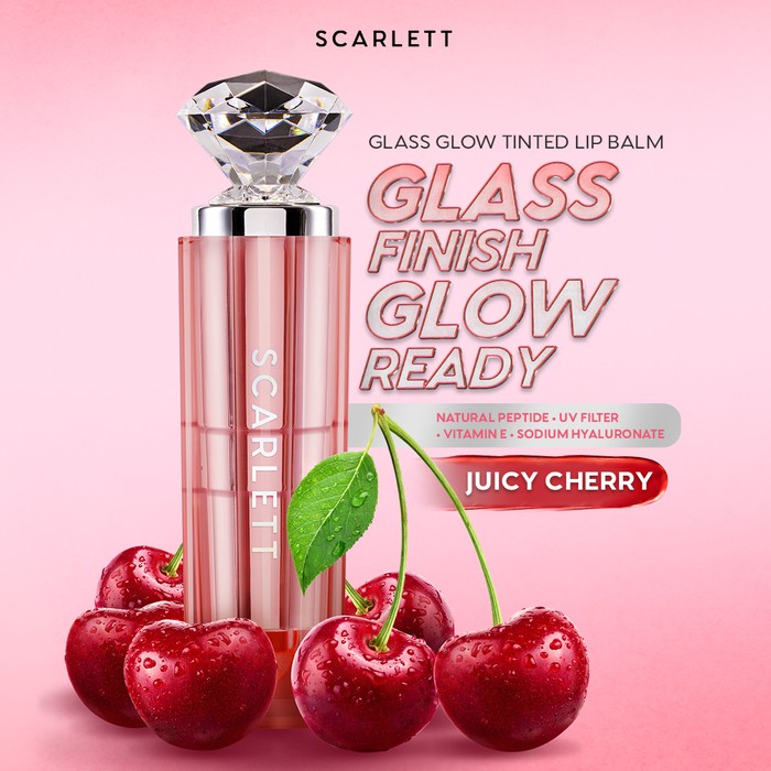 Scarlett Glass Glow Tinted Lip Balm