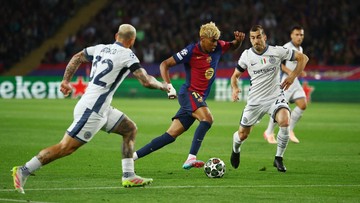 Update Eksklusif Olahraga CNN : Hasil Liga Champions: Drama Panas 6 Gol, Barcelona vs Inter Imbang