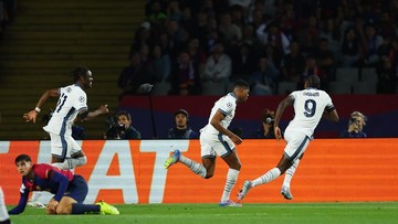 Update Eksklusif Olahraga CNN : Gol 30 Detik Marcus Thuram Tembus Rekor di Semifinal Liga Champions