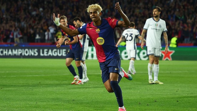 Lamine Yamal Pemain Paling Berbahaya di Usianya Pelatih Inter Milan Simone Inzaghi kembali mengutarakan kekagumannya kepada bintang Barcelona Lamine Yamal jelang bentrok leg kedua semifinal Liga Champions.