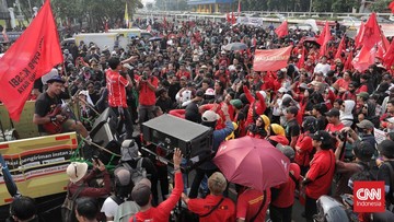 2 Titik Aksi May Day di Jakarta 1 Mei: Monas dan Gedung DPR