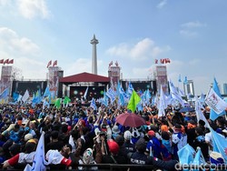 Puan hingga Airlangga Hadiri Perayaan Hari Buruh di Monas